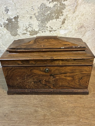 Antique sarcophagus tea caddy - tea,