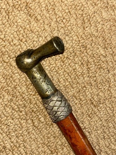 Antique malacca walking stick - malacca,