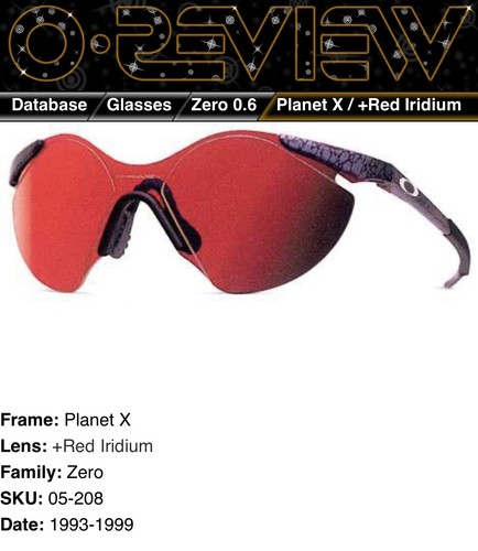 Oakly zero planet x - zero, red