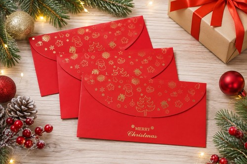 Pack christmas money - pack, of