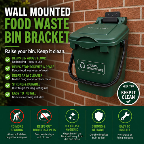 Food waste container wall - food,