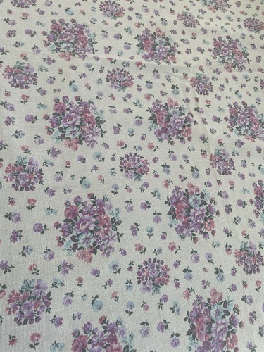 Vintage floral bedspread - vintage,
