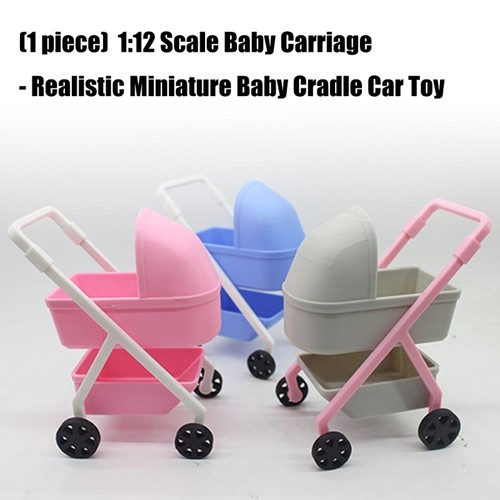 Miniature baby pushchair - 1/12,