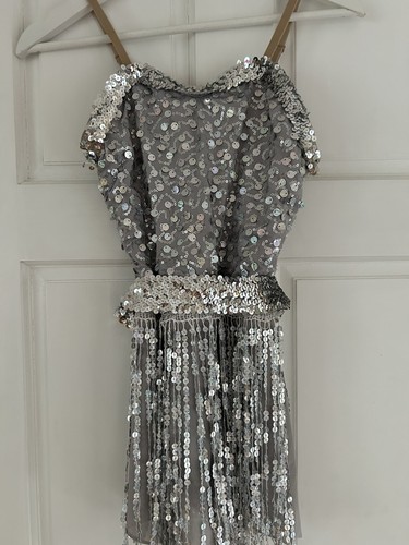 1st position silver - 1st, sequin