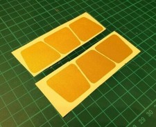 Sinclair C5 Rear Wheel Trim Stickers