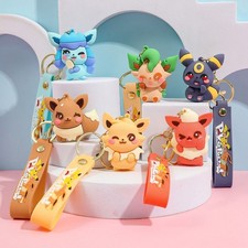Cartoon Keychain Pokemon 3D