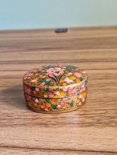 Floral oval kashmiri - floral, paper