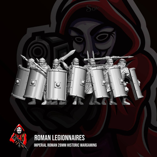 Roman legionnaires hail caesar - roman,