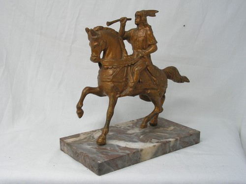 Large heavy antique art - art, deco