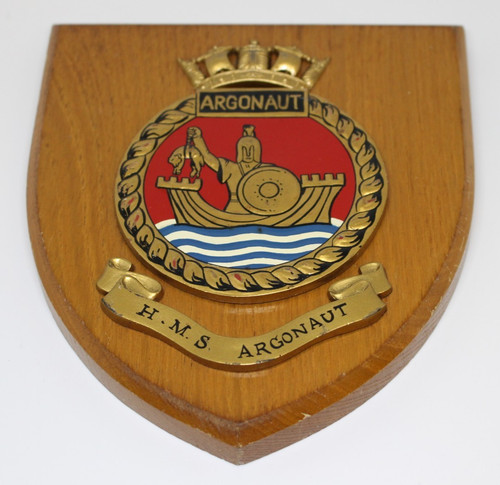 Painted wall shield - shield, plaque