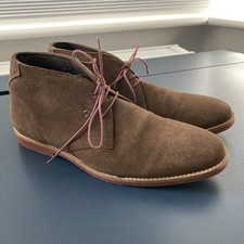 Red Tape Desert Boots Mens Brown Suede UK 9 Lace Up Chukka