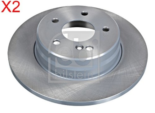 Rear brake disc pcs febi - disc,
