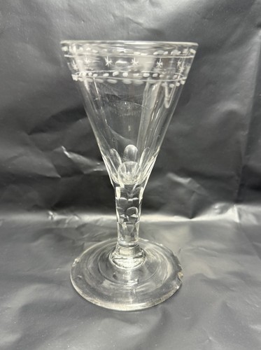 Antique georgian ale glass - georgian,