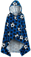 Kids Football Hooded Towel