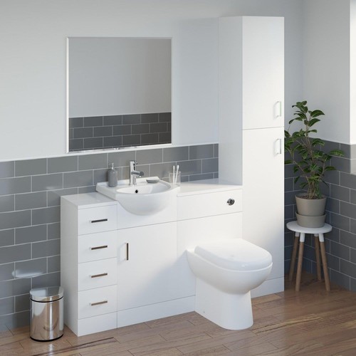 Bathroom sink cabinet - sink,