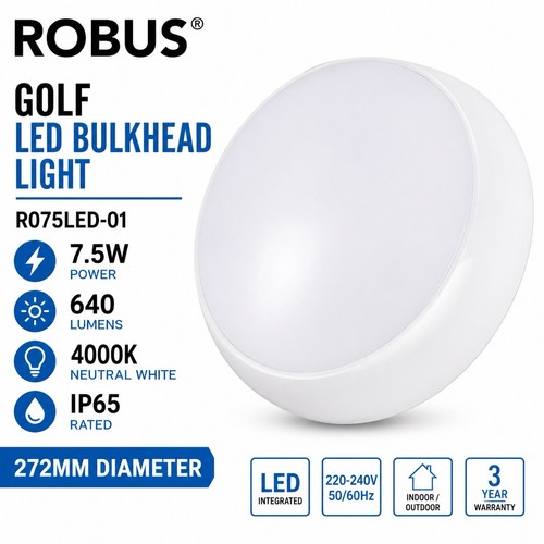 Robus r075led led ip65 - r075led-01, 7.5w