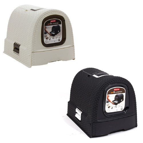 Hooded litter box - box, tray