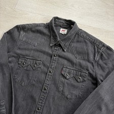 Levis Denim Shirt Mens Large