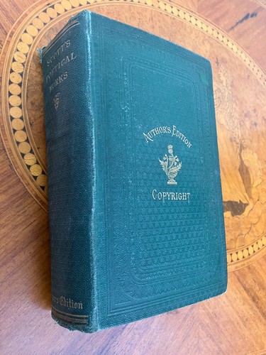 Scott poetical works - works, authors
