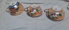3 x  Vintage hand painted