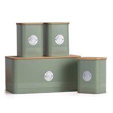 Set of 4 Tea, Sugar, Coffee &