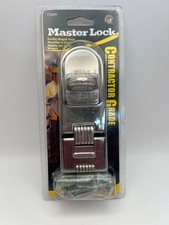 Double Hinged Hasp Master Lock Heavy Gauge Case Hardened Steel