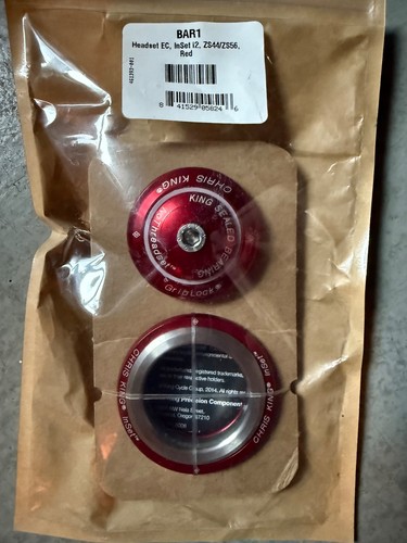 Chris king inset red - king, 2