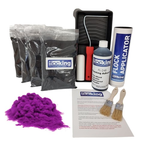 Purple flock flocking kit - purple,