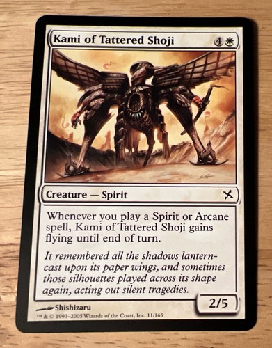 Mtg kami tattered shoji - of,