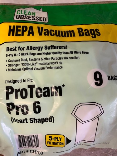Hepa ply bag proteam super - ply,