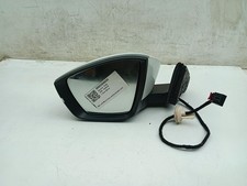 SKODA KAROQ DOOR MIRROR LEFT MOON WHITE S9R 57C857507G MK1 2017 - 2025