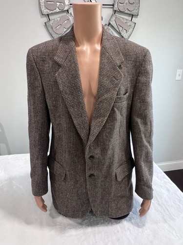 Harris tweed vintage blazer - tweed,
