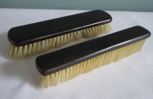 Antique ebony clothes brushes - antique,