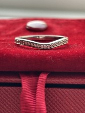 Cartier Ballerine Diamond Wedding Band Ring Size 50