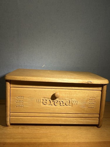 Pine bread bin - bread, bin,