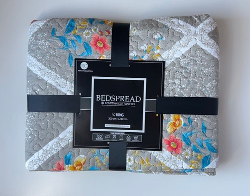 Quilted bedspread king - quilted,