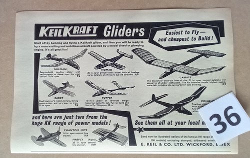 Glider advert sailplane 60s - glider,