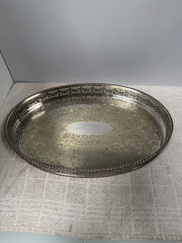 Vintage serving tray - tray, 38x25cm