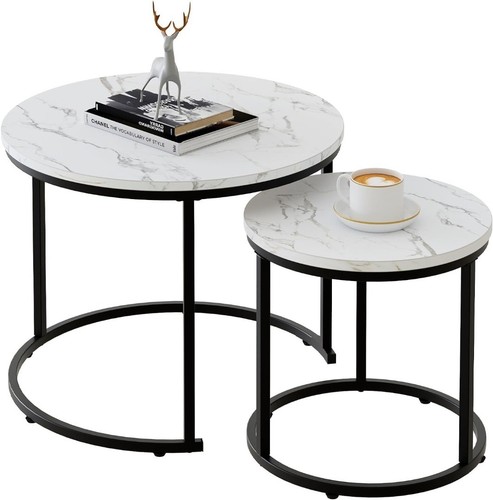 Nesting coffee tables round - coffee,