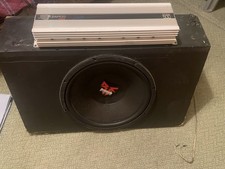 15” Rockford Fosgate Punch Power DVC Sub&Box With A Zapco Studio 500 Power  Amp