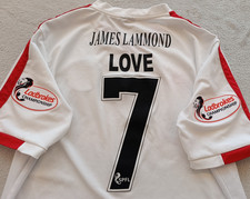 Brechin City Scotland #7 Love RARE Match Worn or Issue shirt size L