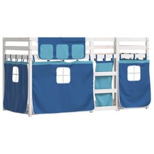 Bunk Bed with Curtains Kids