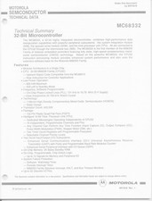 The Motorola MC68332 68332 32