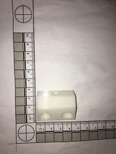 Shower door hinge pin pivot over straight edge type