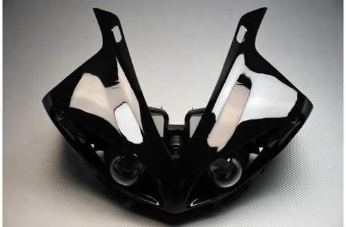 Black front nose - black,
