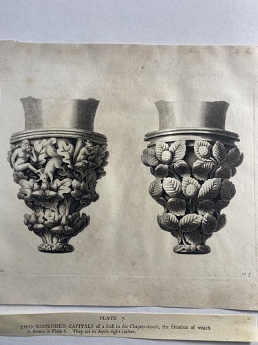 Antique print engraving