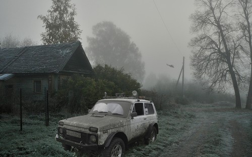 Lada niva car vehicle sports - car,
