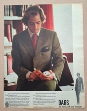 Daks Menswear Original UK Press Advert 1973