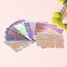 24sheets/set Nail Art Stencils with Various Designs Reusable Nail Art Supplies