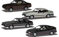CORGI 1/43 HENRY FORD II SET 4 VANGUARDS 2 CAPRI MK3'S, ESCORT  & SIERRA VC01401